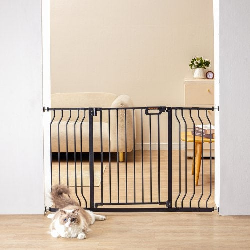 Baby Gate, 29.5in-51in Extra Wide, 30in High, Dog Gate for Stairs