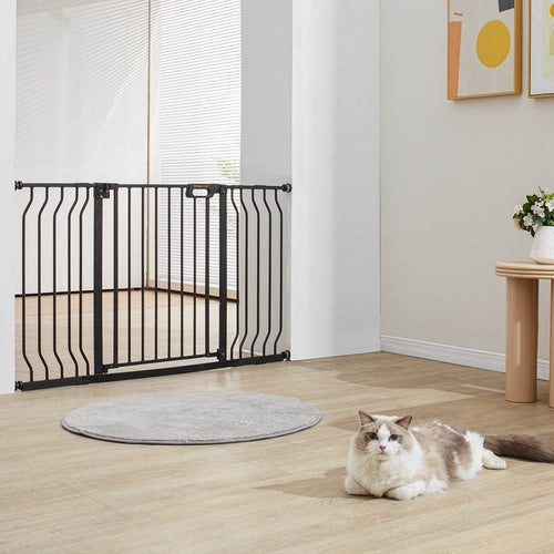 Baby Gate, 29.5in-51in Extra Wide, 30in High, Dog Gate for Stairs