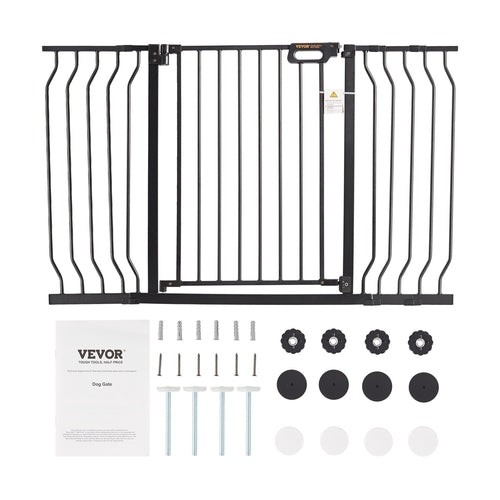 Baby Gate, 29.5in-51in Extra Wide, 30in High, Dog Gate for Stairs