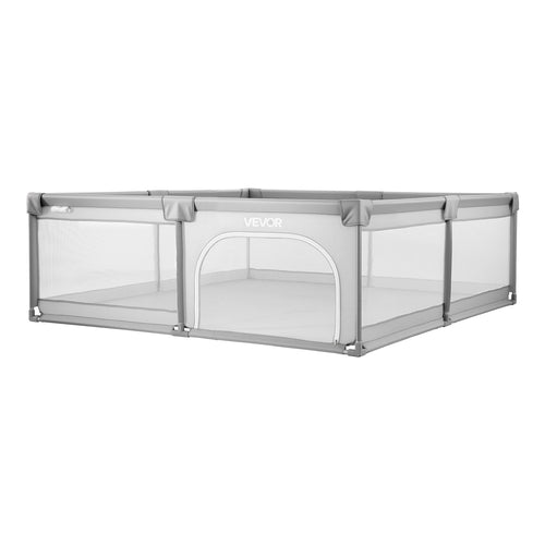 Baby Playpen, 2000 x 1490mm Large Toddlers Playpen, Indoor/Outdoor